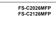 京瓷 FS-C2026MFP FS-C2126MFP 彩色激光打印机中文维修手册