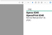 施乐Apeos 6340,ApeosPrint 6340中文维修手册V1.0