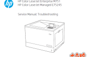 惠普M751,E75245拆卸维修手册+故障排除手册