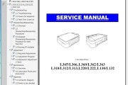 爱普生L365 L366 L360 L362 L363 L310 英文维修手册 资料