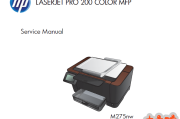 惠普PRO 200 M275nw打印机英文维修手册