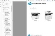 惠普LaserJet MFP M436n M436nda 436n 436nda复印机英文维修手册